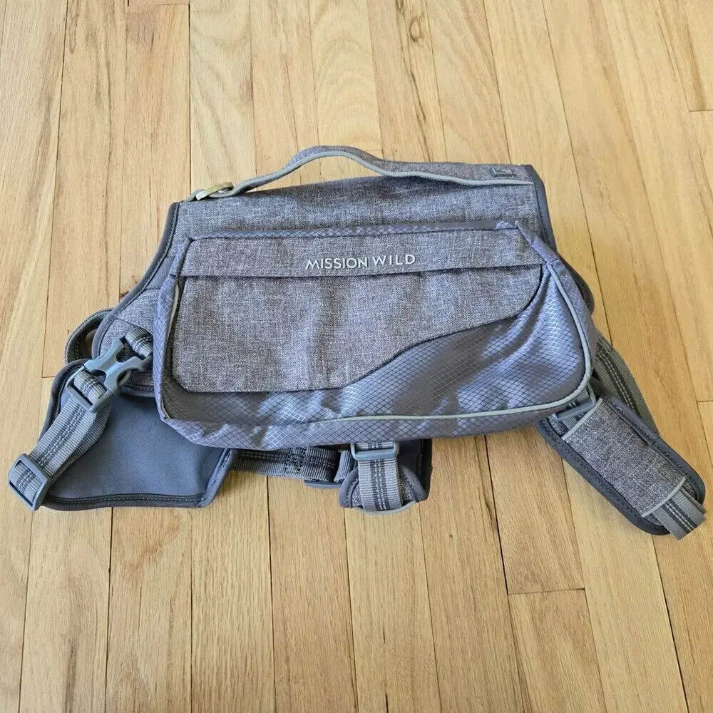 Mission Wild Dog Day Pack Harness Saddle Bag Hiking Outdoor Richmond XL
